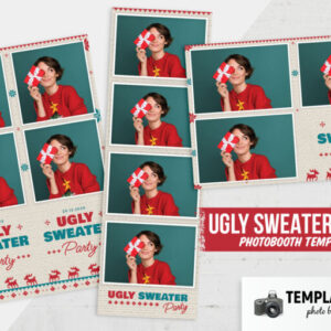 free american football trading card photo booth template